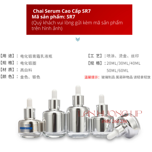 Chai Serum SR07 30ml